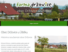 Tablet Screenshot of drzovice.info