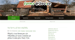Desktop Screenshot of farma.drzovice.info