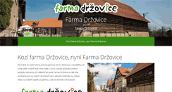 Desktop Screenshot of kozifarma.drzovice.info