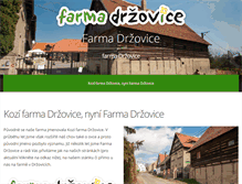 Tablet Screenshot of kozifarma.drzovice.info
